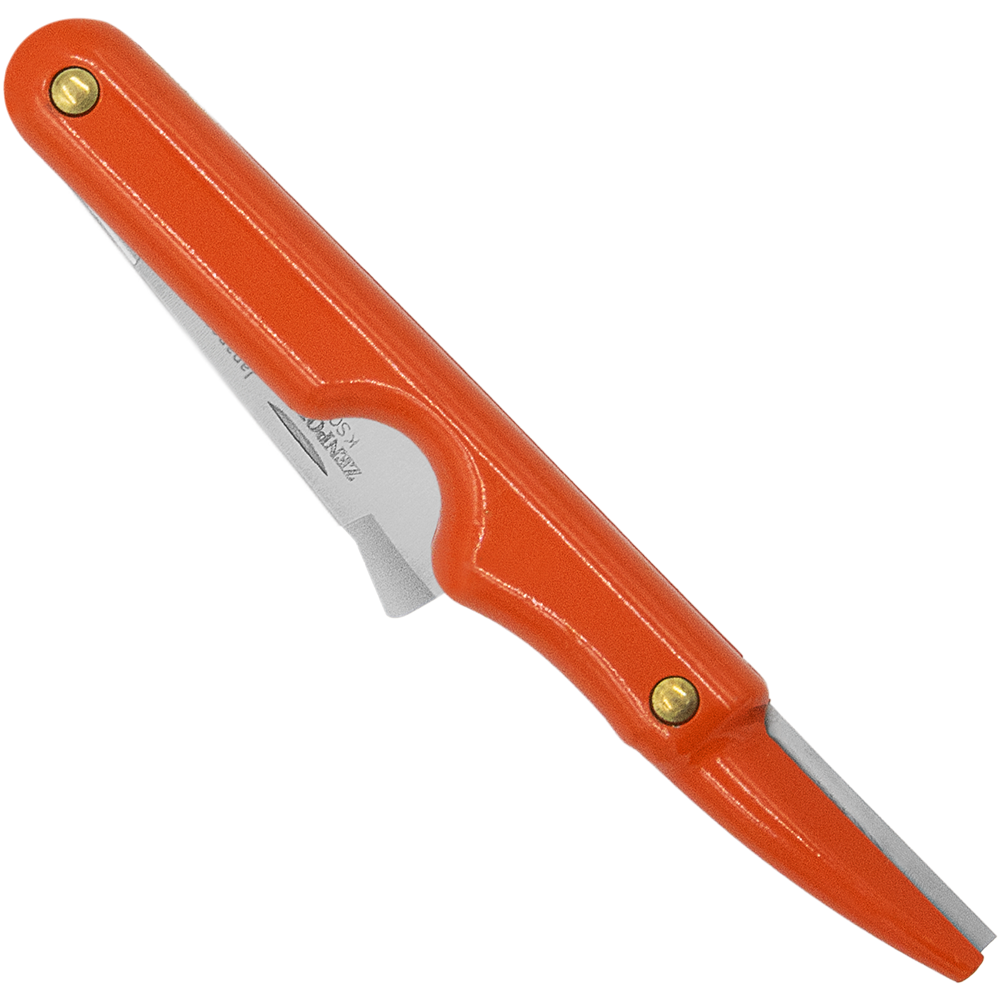 Zenport KS04 Knife Sharpener with Grafting Knife Combo, 3 Inch Blades, Orange