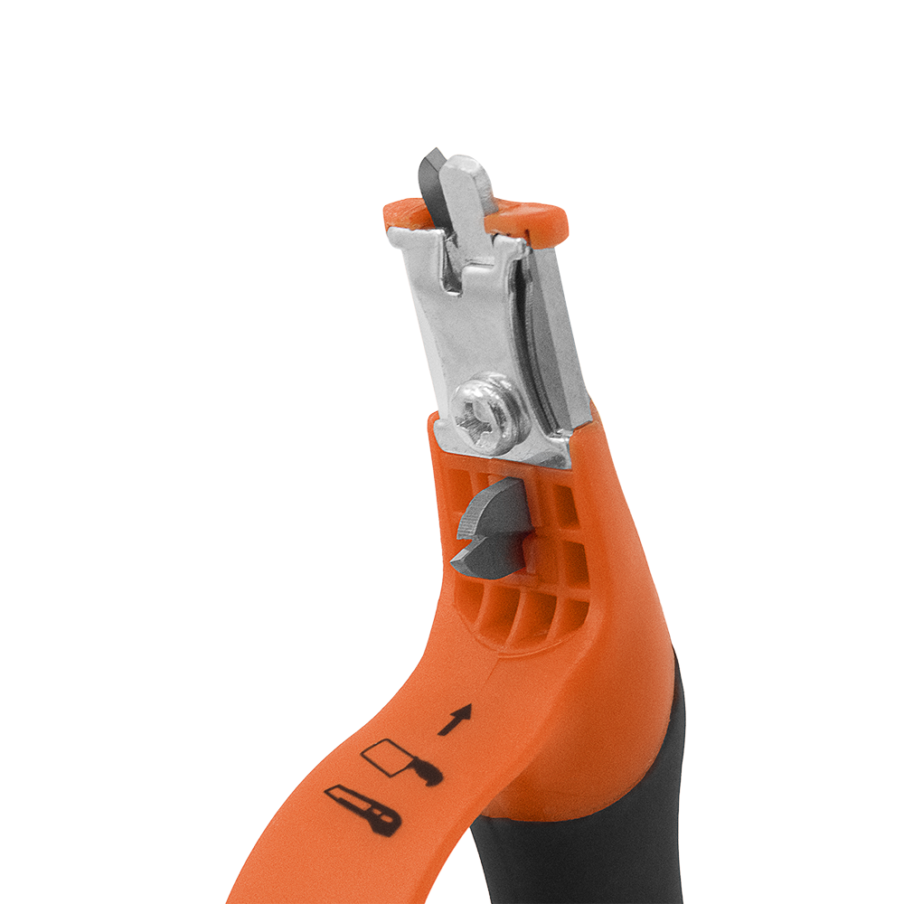 Zenport KS06 6-in-1 Multi-Sharpener for Pruners, Scissors, and Knives, Orange/Black