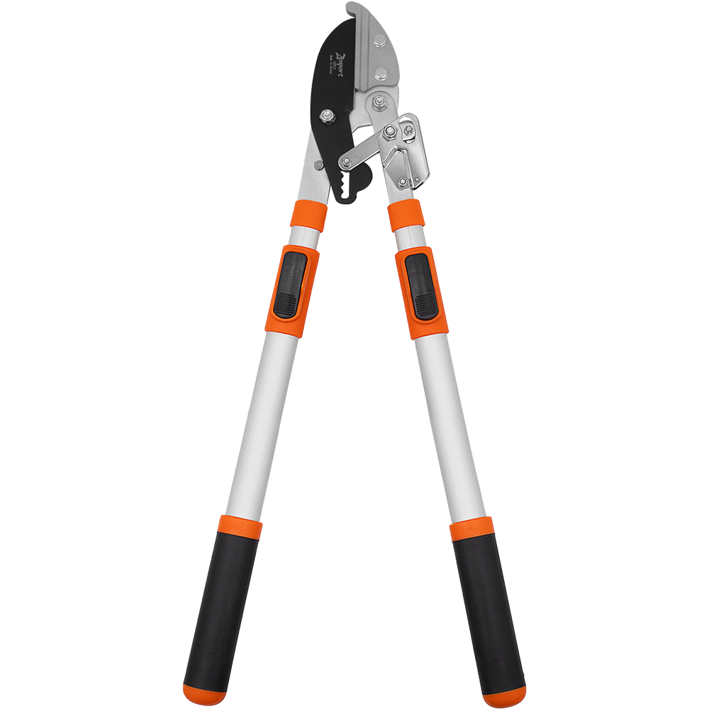 Zenport LRT11 Telescopic Ratchet Anvil Lopper, Silver