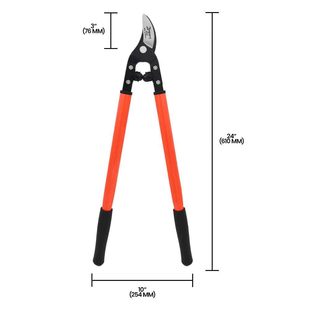 Zenport MV150 Professional Vine and Light Tree Lopper, 24-Inch, Orange