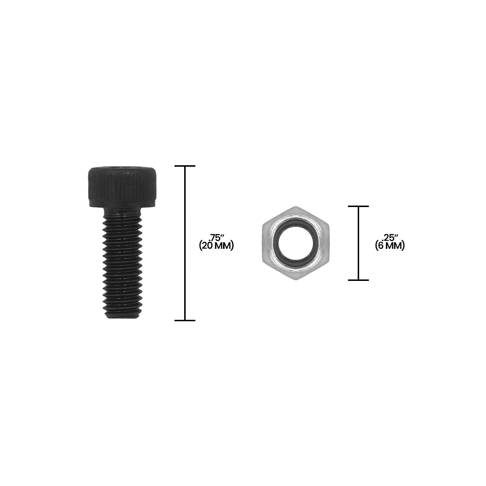 Zenport MV20/32/36-411 Replacement Handle Bolt and Nut Set