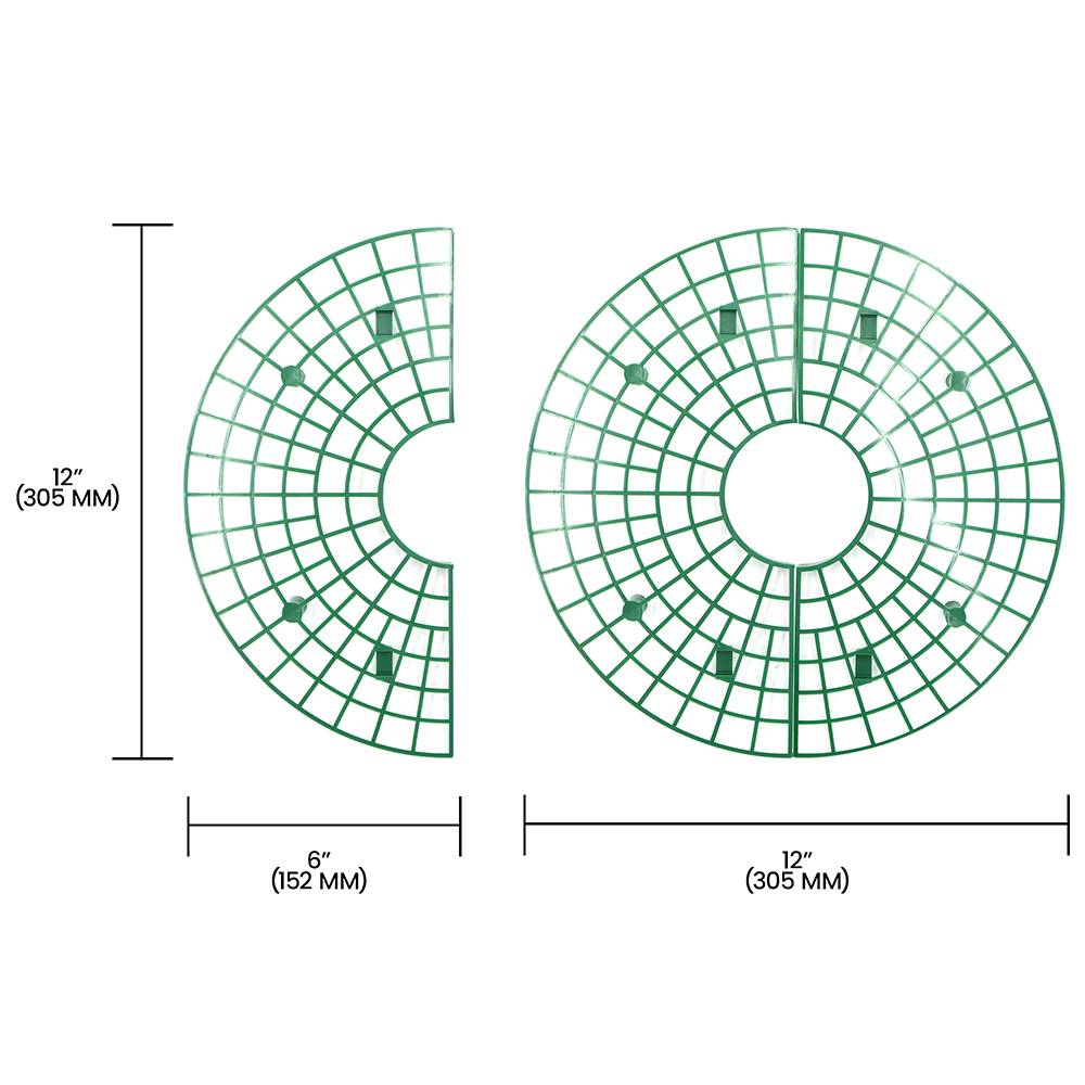 Zenport P309 Garden Supports Fruit and Vegetable Gardening, Green