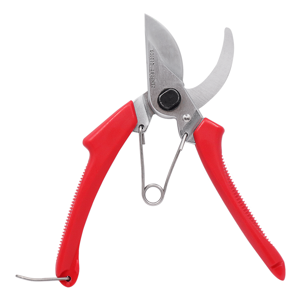 Zenport Q120DX Precision Pocket Secateur, 8-Inch, 2.5 Inch Blades, Red