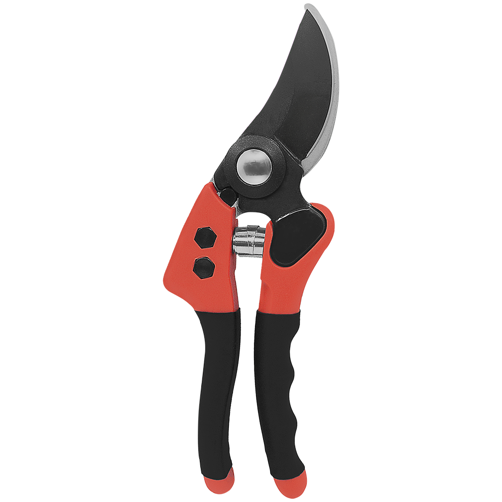 Zenport Q19 Euro-Pro Small Horticulture Pruner, 7.75-Inch, Red/Black