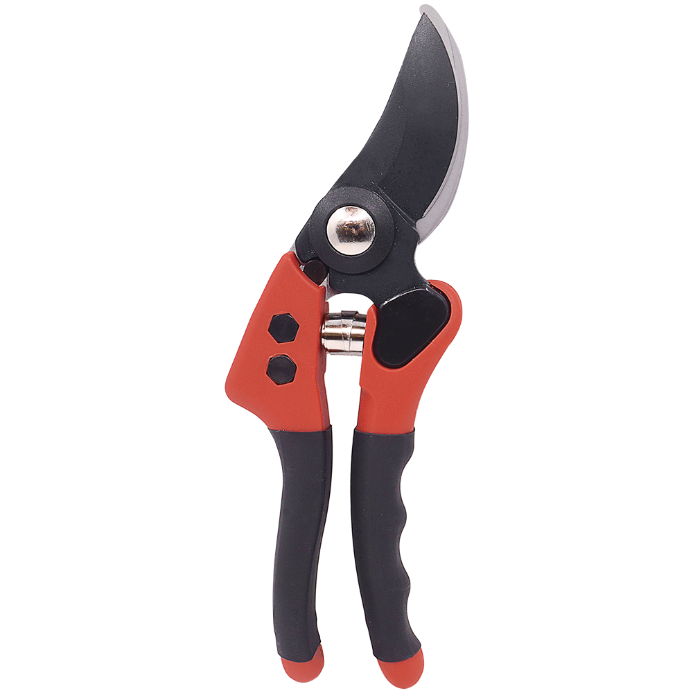 Podadora pequeña para horticultura Zenport Q19 Euro-Pro, 7,75 pulgadas, color rojo/negro