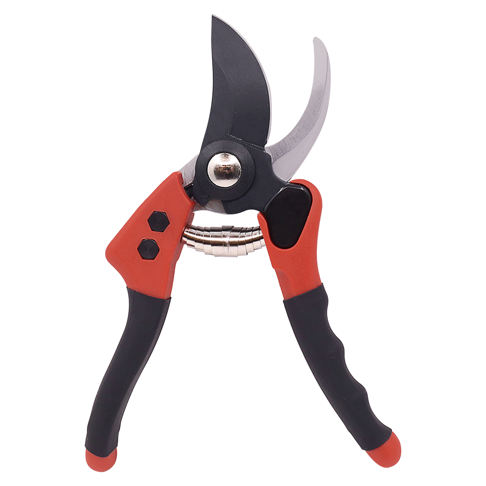 Podadora pequeña para horticultura Zenport Q19 Euro-Pro, 7,75 pulgadas, color rojo/negro