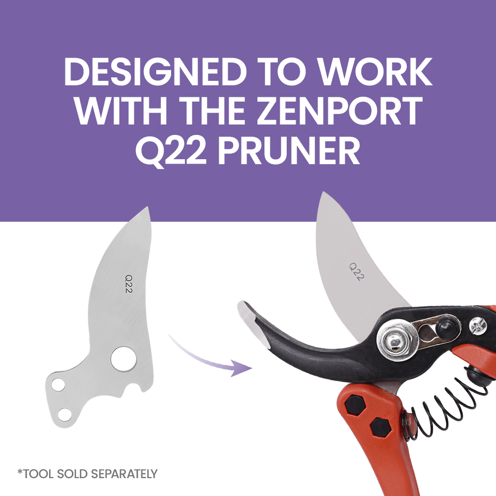Cuchilla de repuesto Zenport Q22B1 para podadora Q22