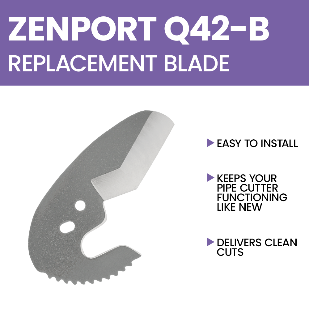 Zenport Q42-B Pipe Cutter Replacement Blade, Silver