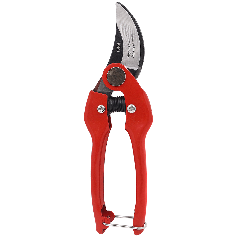 Podadora profesional Zenport Q64 de alta resistencia, 7 pulgadas, roja