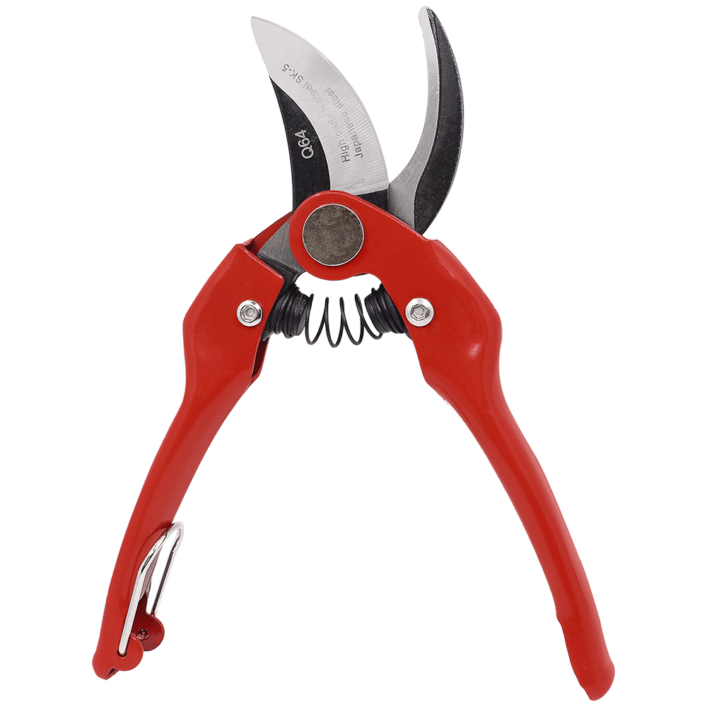 Podadora profesional Zenport Q64 de alta resistencia, 7 pulgadas, roja