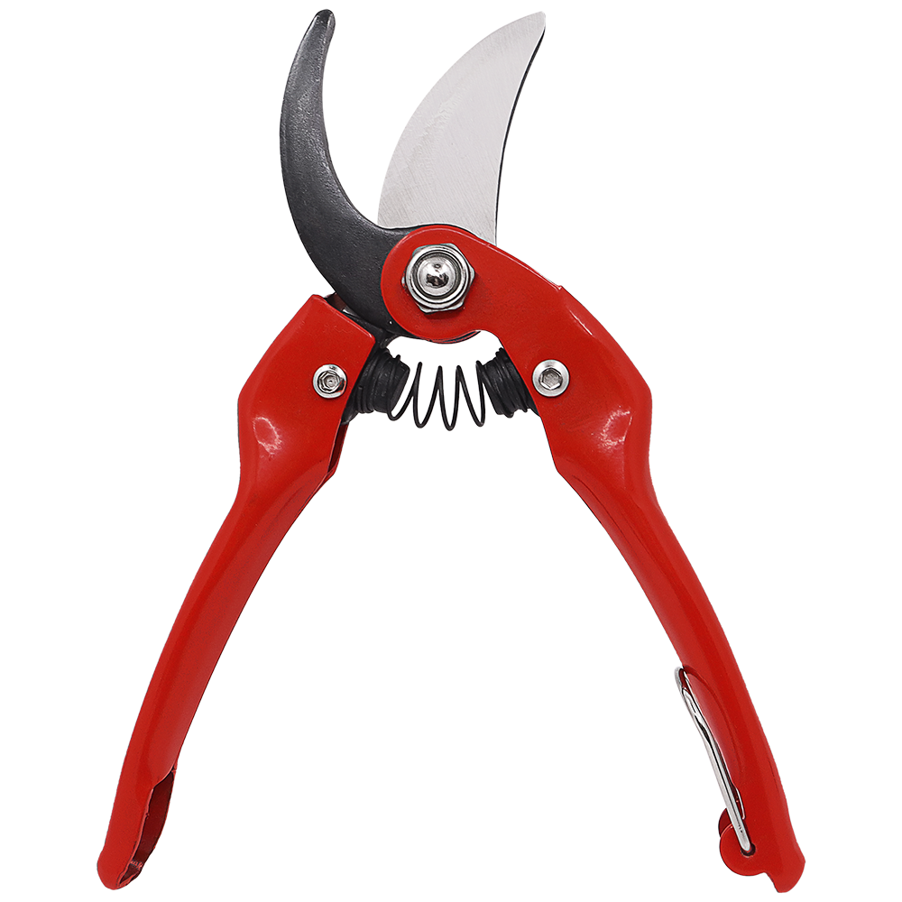 Podadora profesional Zenport Q64 de alta resistencia, 7 pulgadas, roja