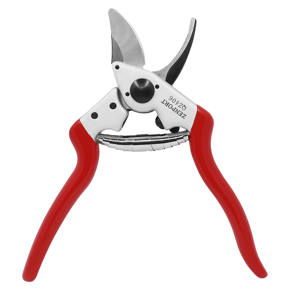 Podadora profesional pequeña Zenport QZ406 Euro Style, roja