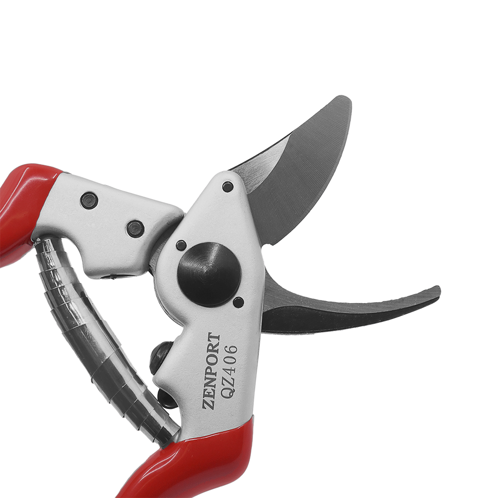 Podadora profesional pequeña Zenport QZ406 Euro Style, roja