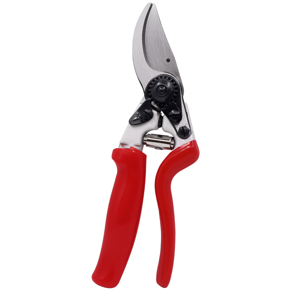 Podadora profesional giratoria Zenport QZ407, corte de 2,5 cm, 21,8 cm de largo, hojas de 5 cm, color rojo