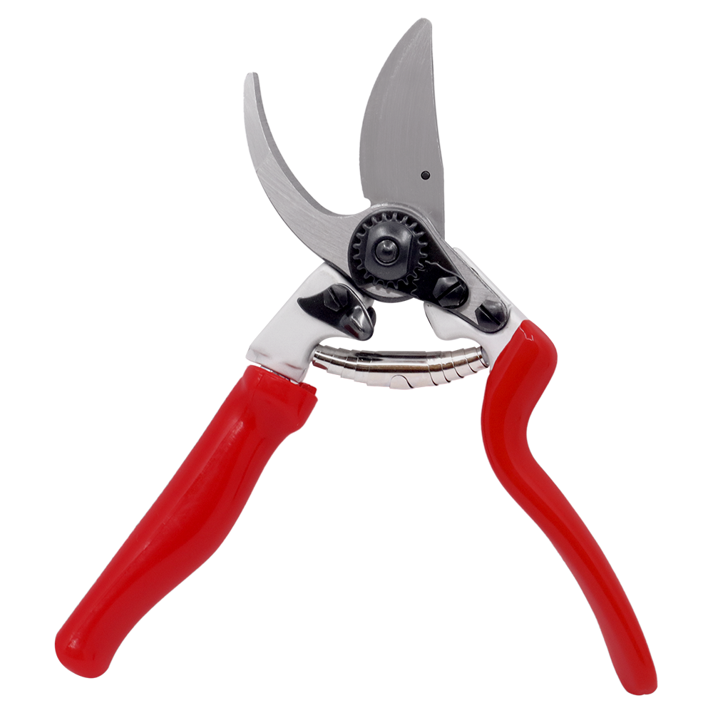 Podadora profesional giratoria Zenport QZ407, corte de 2,5 cm, 21,8 cm de largo, hojas de 5 cm, color rojo