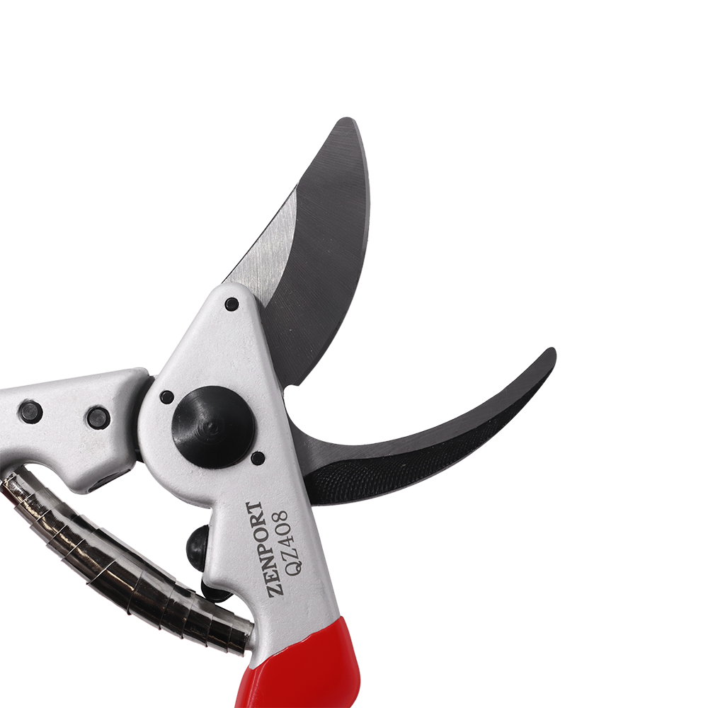 Podadora de bypass profesional Zenport QZ408 de 8,5", hojas de 2 pulgadas, color rojo