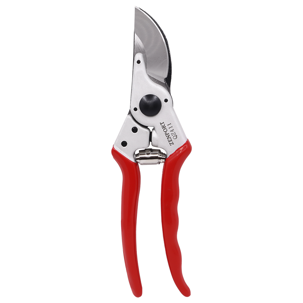 Zenport QZ411 Professional Bypass Pruner, 8.25-Inch, 1-Inch Cut, 2 Inch Blades, Red