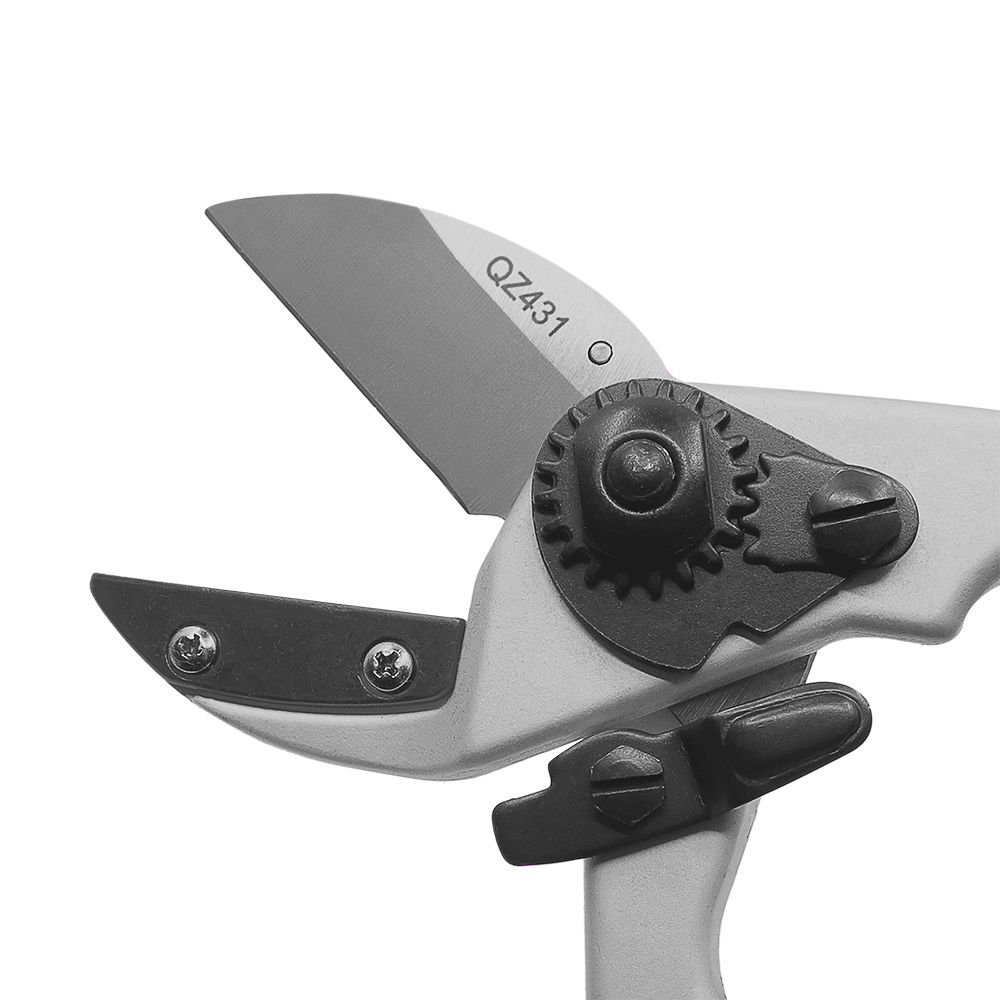 Zenport QZ431 Anvil Professional Pruner, 8.3-Inch, 1.75 Inch Blades, Red
