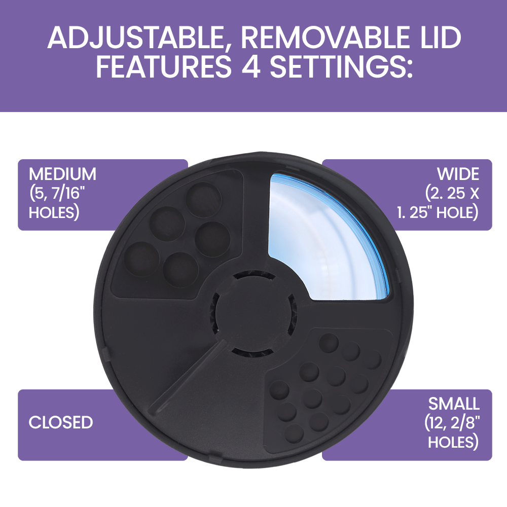 Zenport S205 Adjustable Spreader for Salt, Seeds, and Fertilizer, Clear