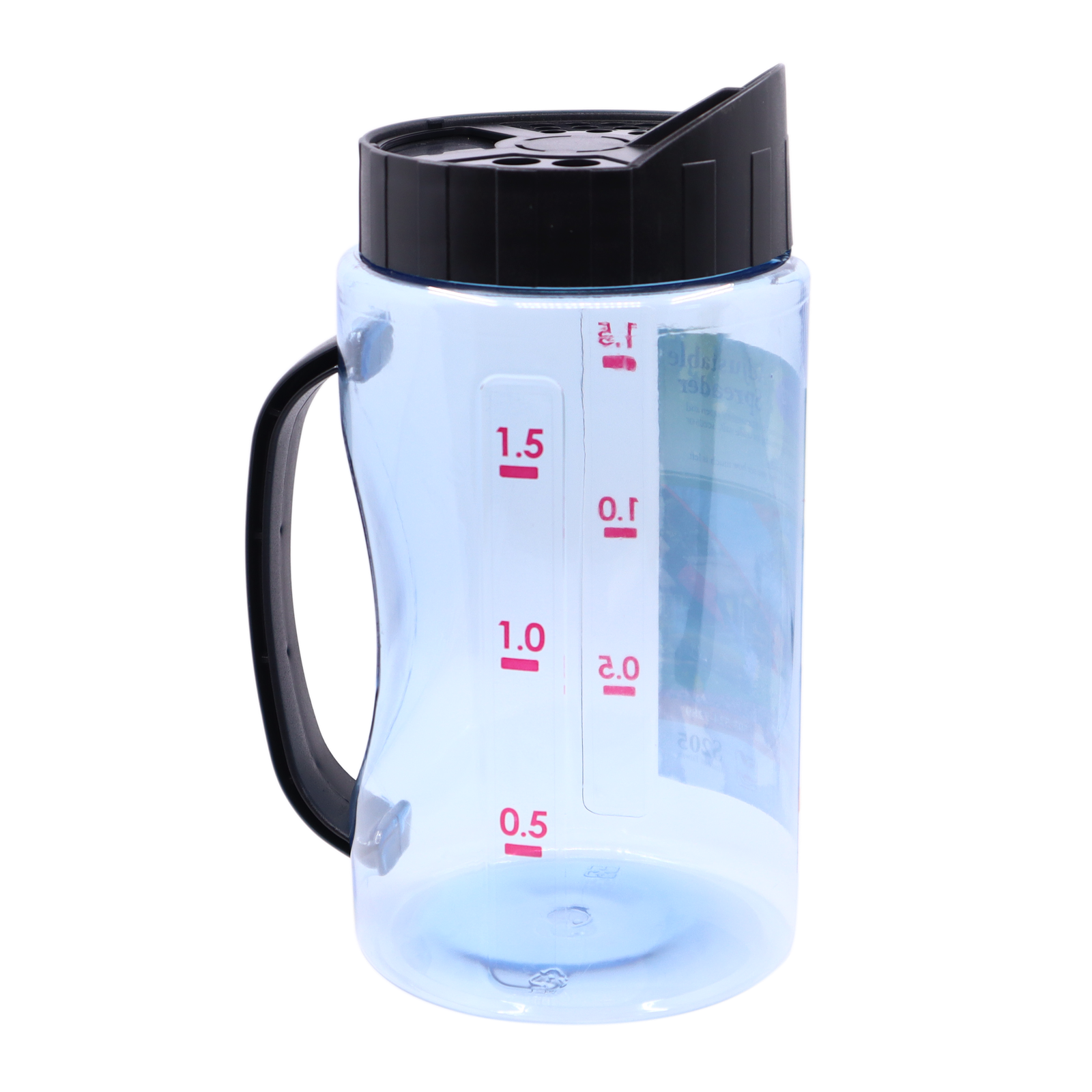 Zenport S205 Adjustable Spreader for Salt, Seeds, and Fertilizer, Clear