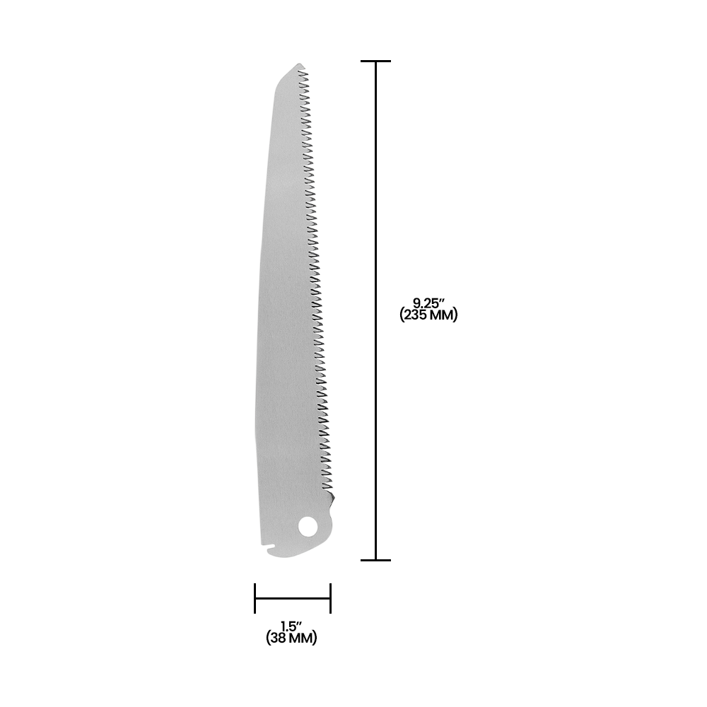 Hoja de repuesto Zenport SF210-B para sierra SF210, hojas de acero al carbono de 8,5 pulgadas, color plateado