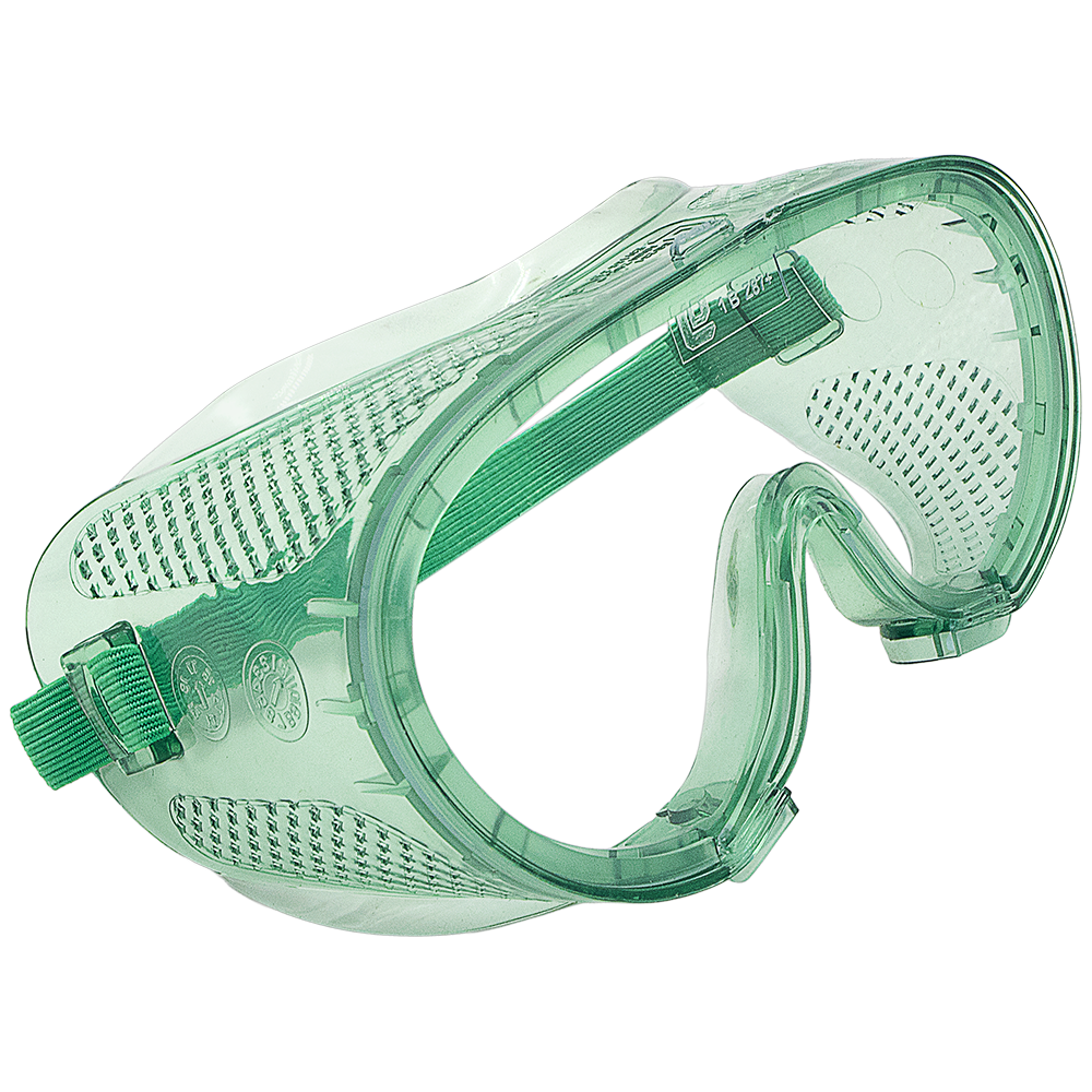 Gafas protectoras contra salpicaduras químicas Zenport SG231 con lente antivaho transparente y borde reforzado