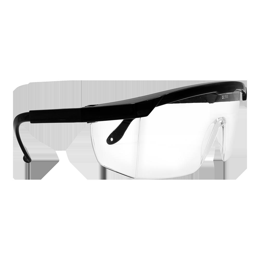 Gafas de seguridad envolventes Zenport SG2612, con revestimiento UV y patillas ajustables
