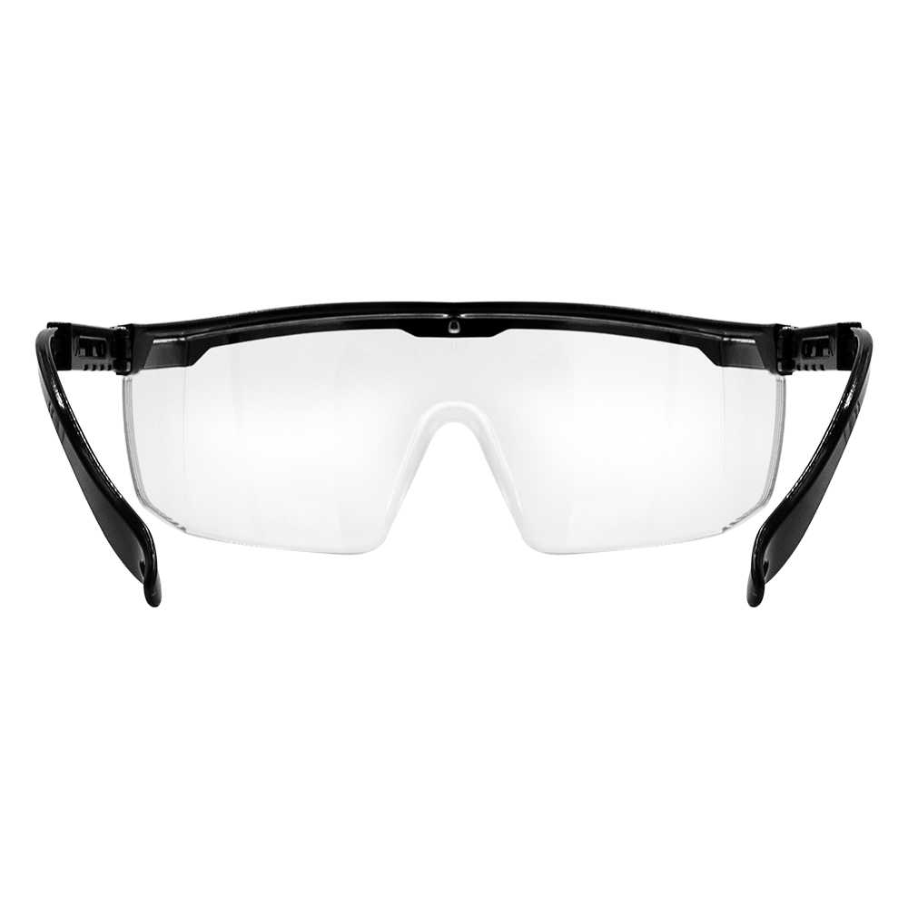Gafas de seguridad envolventes Zenport SG2612, con revestimiento UV y patillas ajustables