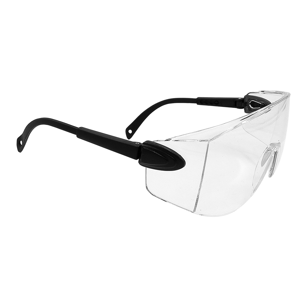 Zenport SG2626 Adjustable Clear Safety Glasses with UV Coating, Clear
