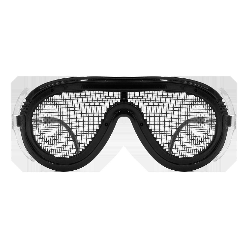 Zenport SG2635 Adjustable Scratch and Fog Free Wire Mesh Safety Glasses, Black