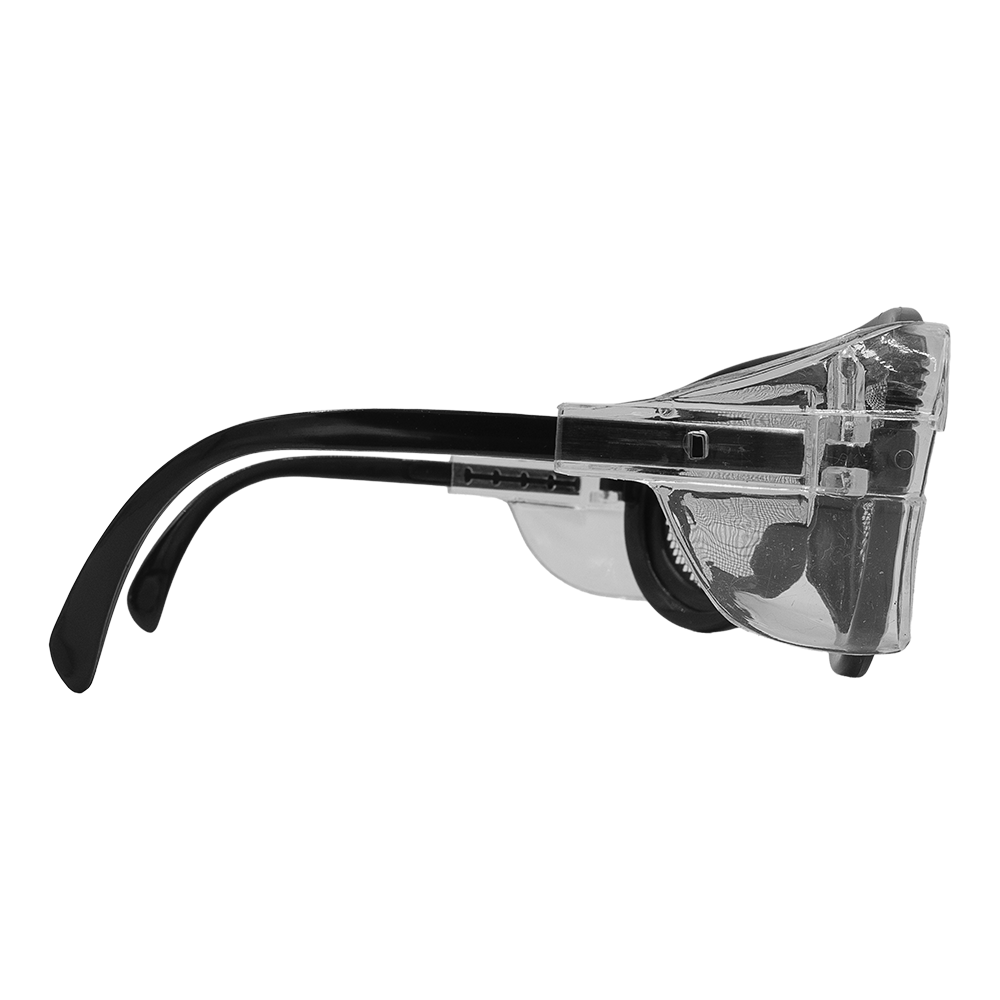 Zenport SG2635 Adjustable Scratch and Fog Free Wire Mesh Safety Glasses, Black