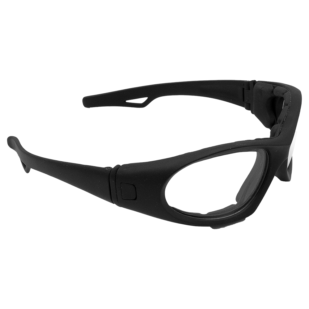 Zenport SG2661 Wrap-Around UV Coated Hybrid Safety Glasses, Black