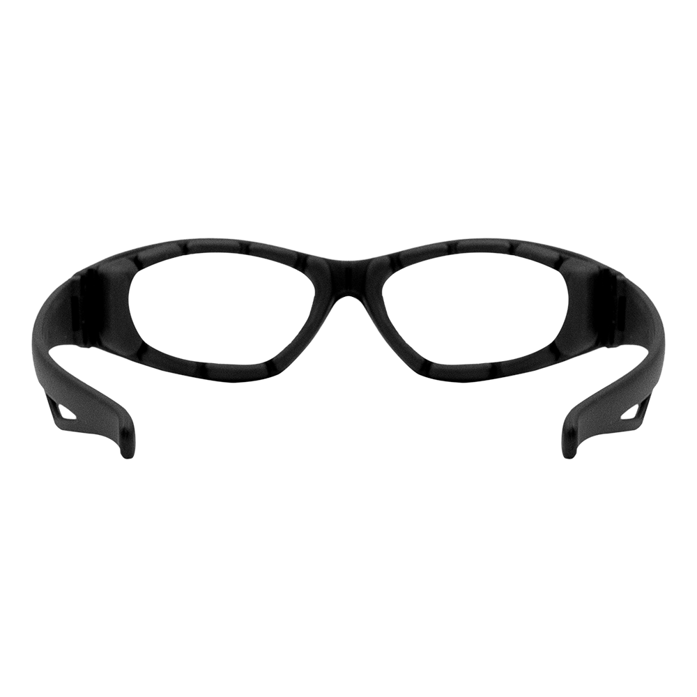 Zenport SG2661 Wrap-Around UV Coated Hybrid Safety Glasses, Black