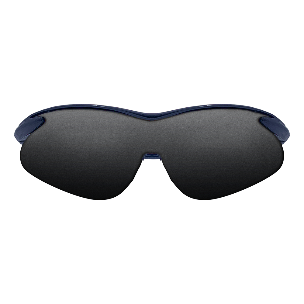 Zenport SG2681 Curved Safety Glasses with UV Coating, Blue Frame, Blue