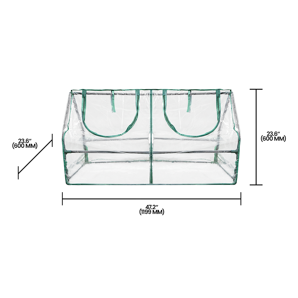 Zenport SH3212A Garden Cold Frame Greenhouse Cloche