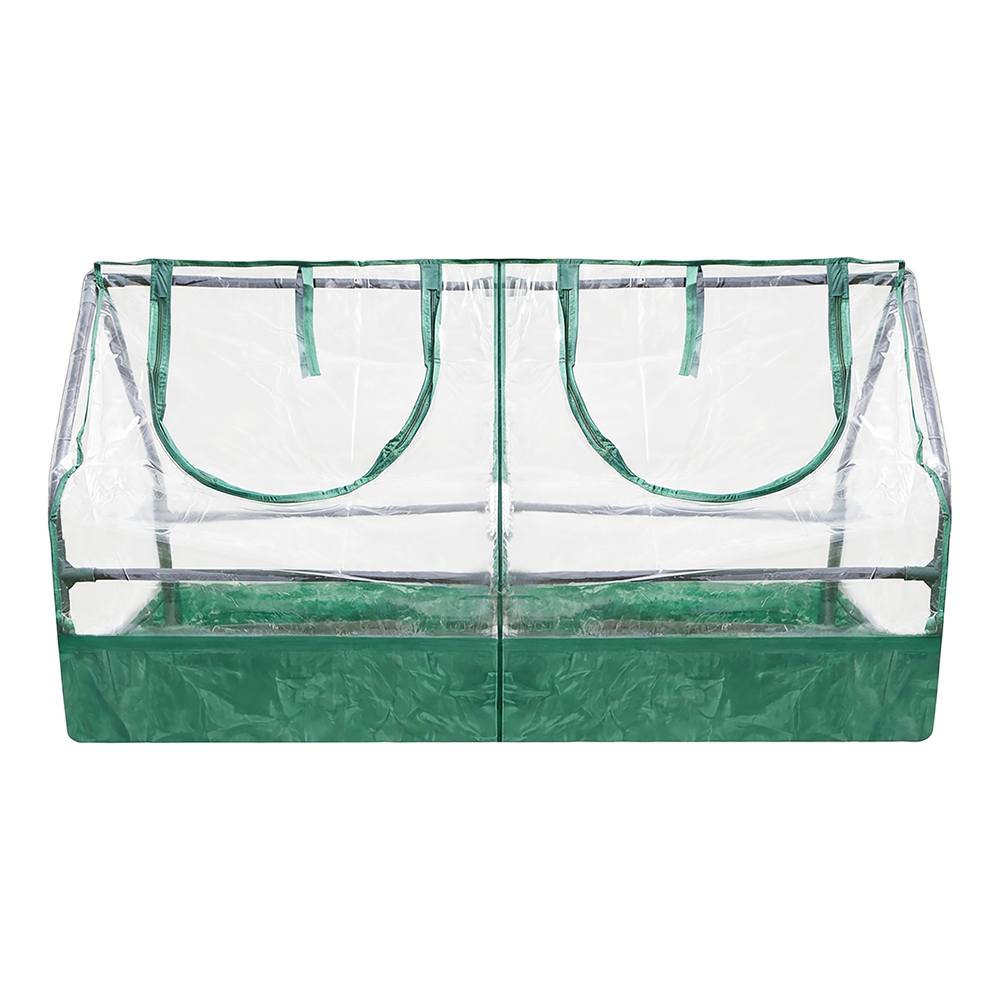 Zenport SH3212A+BTP Garden Raised Bed and Cold Frame Greenhouse Cloche