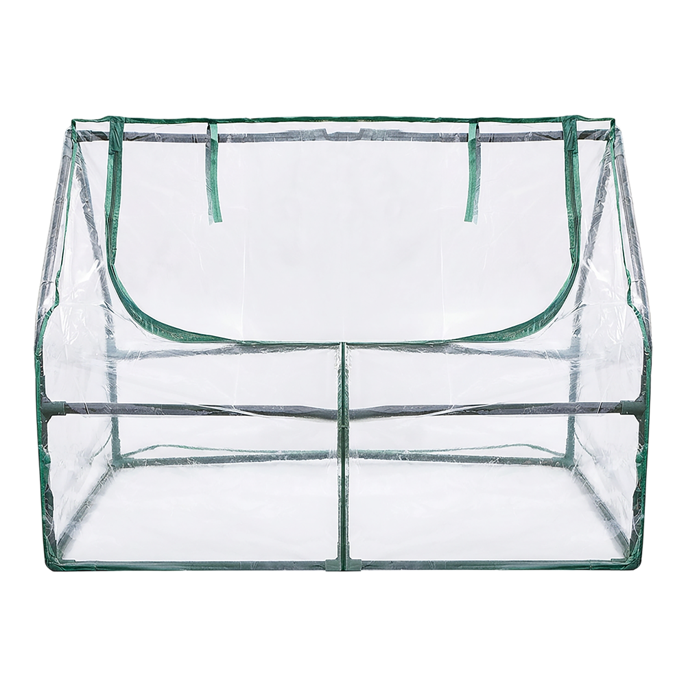 Zenport SH3214A 4ft Greenhouse - 4'x4'x3', Green