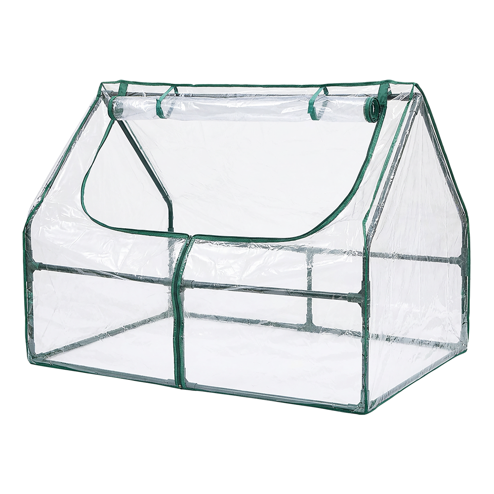 Zenport SH3214A 4ft Greenhouse - 4'x4'x3', Green