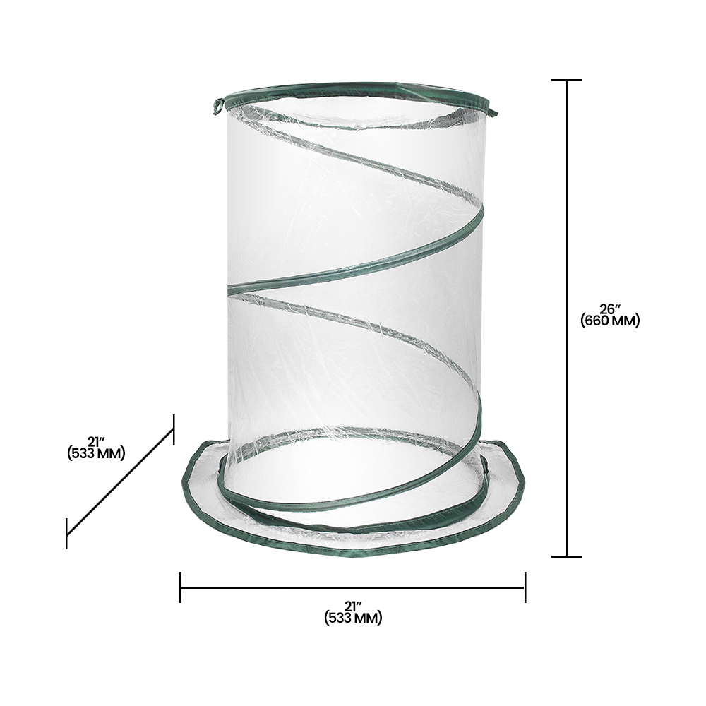 Zenport SH3240 Portable Pop Up Greenhouse, 26-Inches High, Green