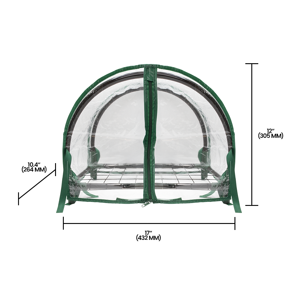 Zenport SH3270-12.5 Mini High Balcony Greenhouse