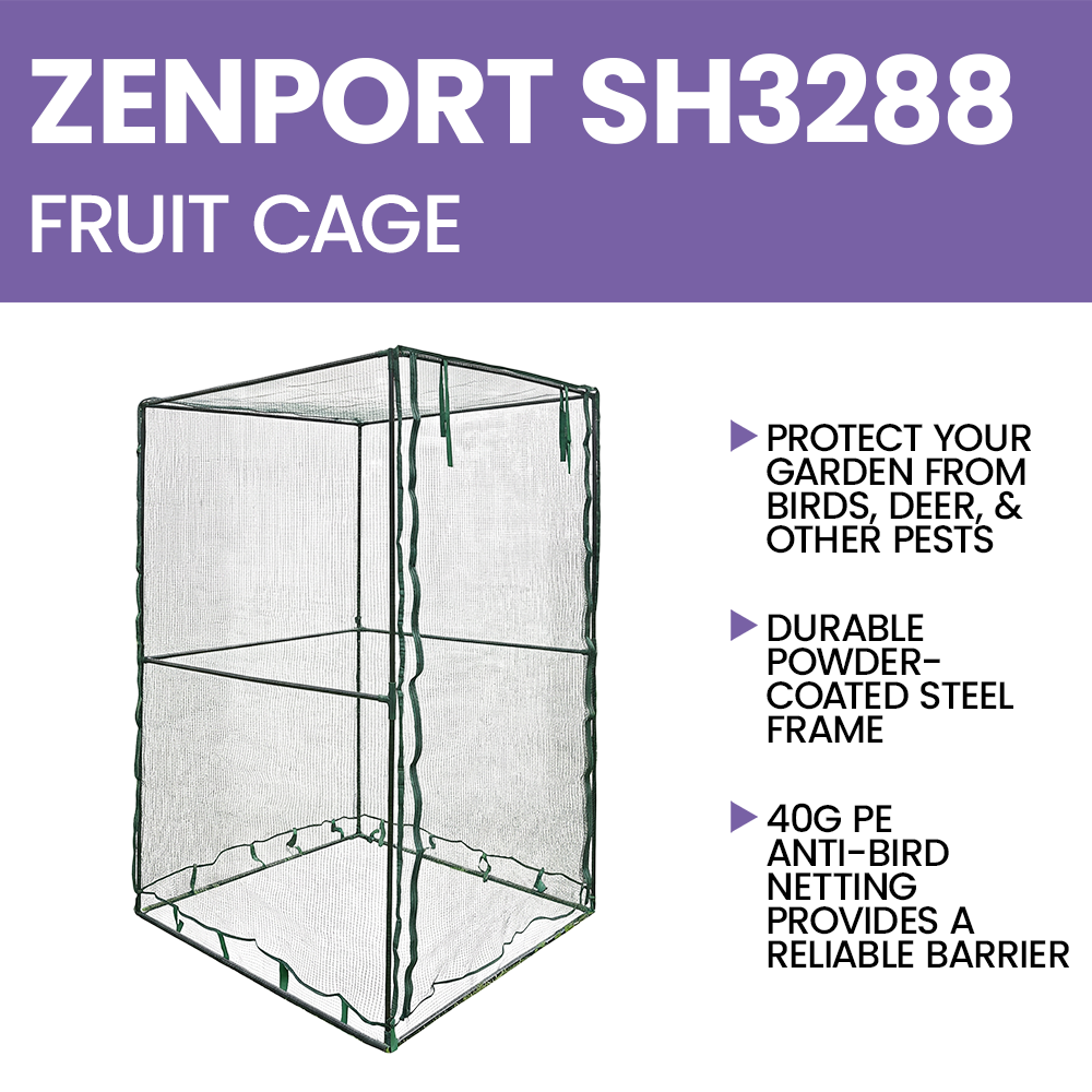 Zenport SH3288 Fruit Cage, Anti-Bird Netting