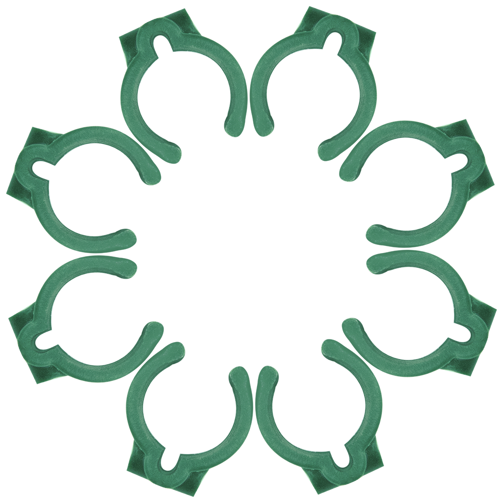 Zenport SH32Clip Greenhouse Shelf Clips (Set of 8), Green