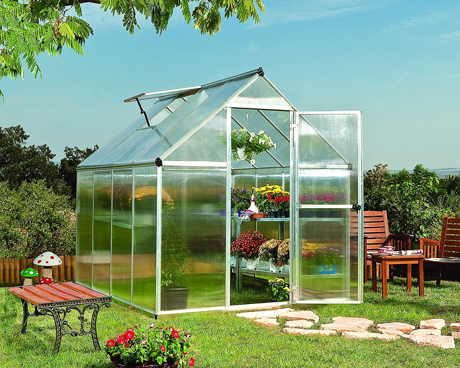 Zenport SH7901 Walk-In Greenhouse