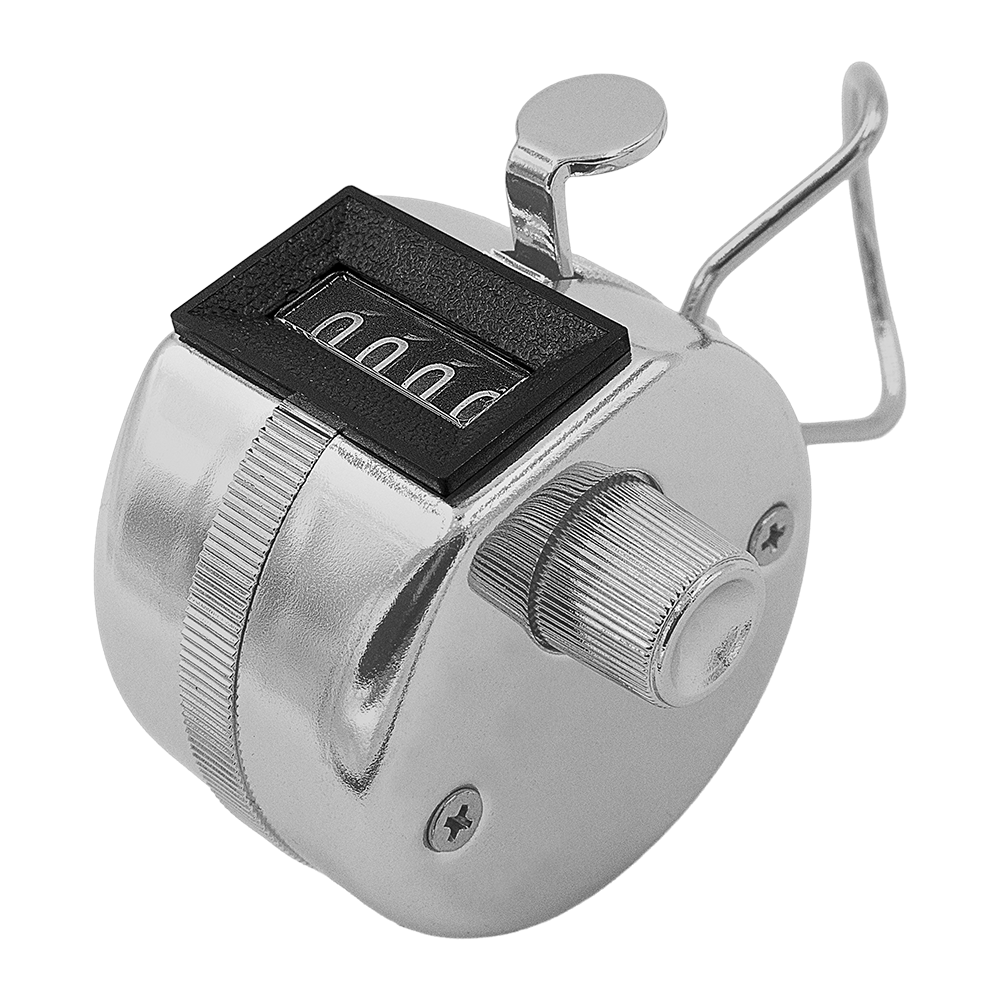 Zenport TC122 Hand Tally Counter, Silver