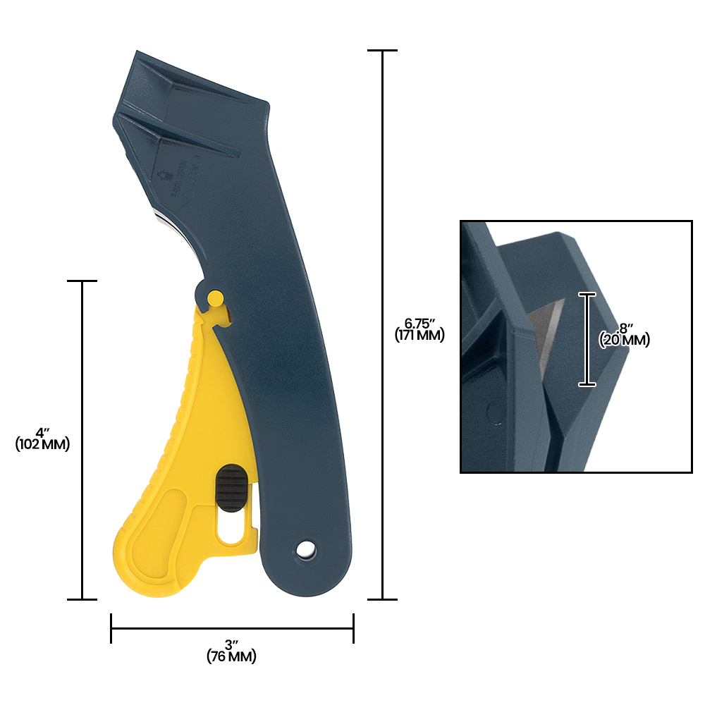 Zenport UK209 Utility Knife/Box Cutter with Safety Lock