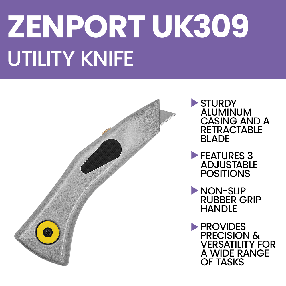 Zenport UK309 Heavy Duty Utility Knife