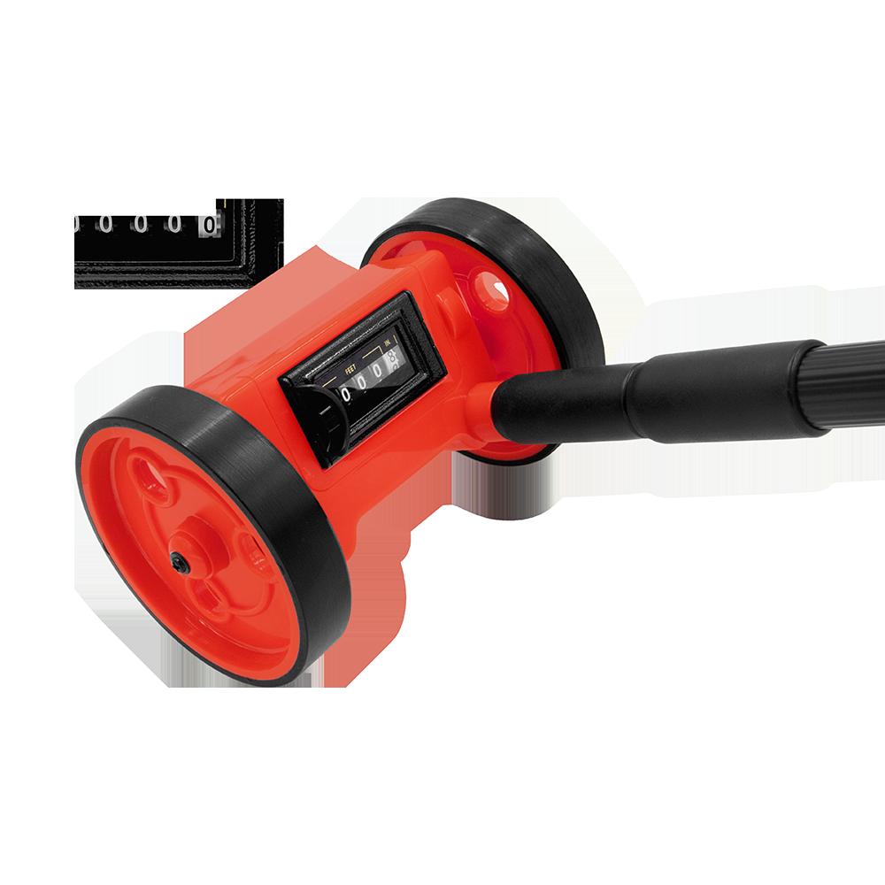 Mini rueda de medición Zenport WM100, 4 pulgadas, roja