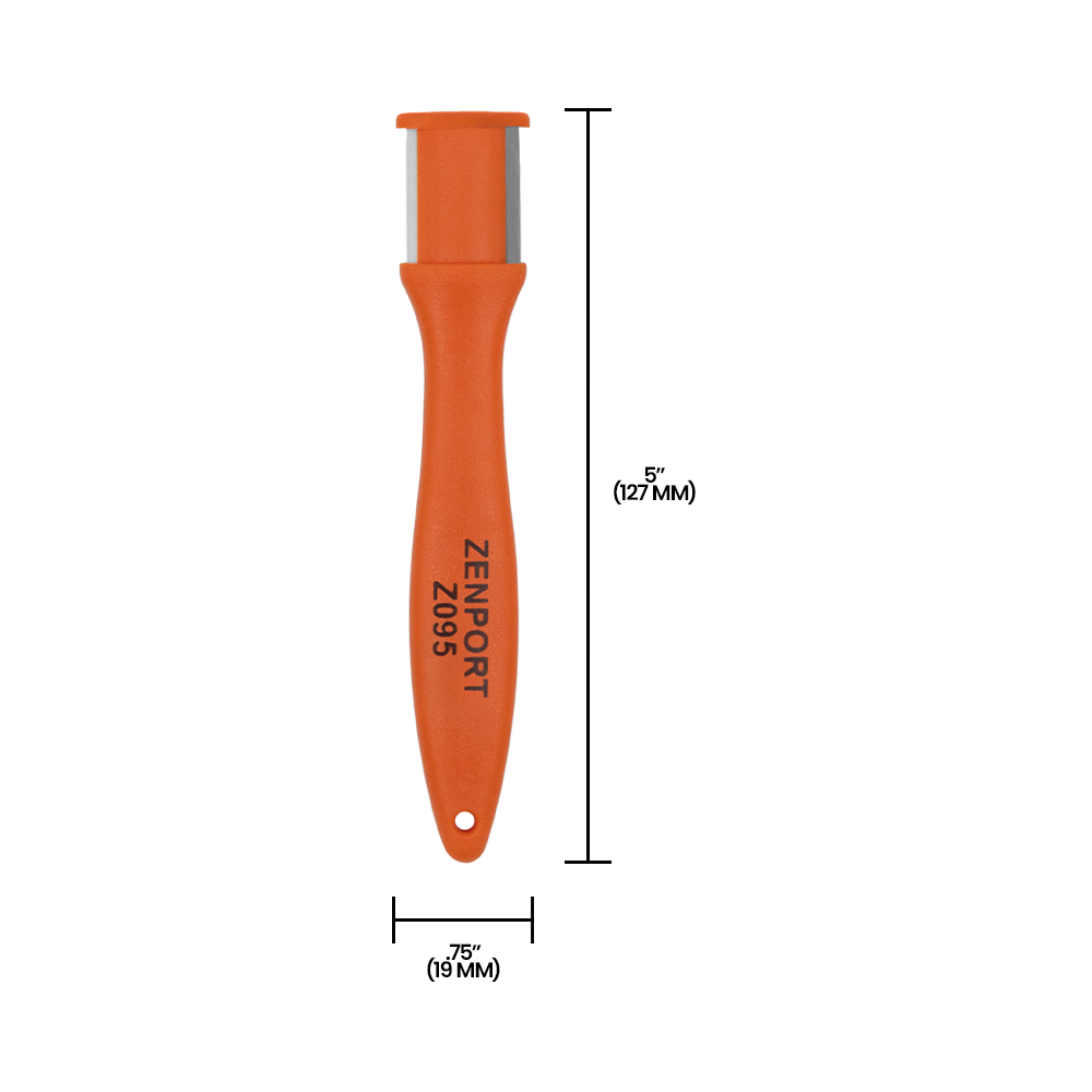 Zenport Z095 Tungsten Carbide Sharpener, Orange
