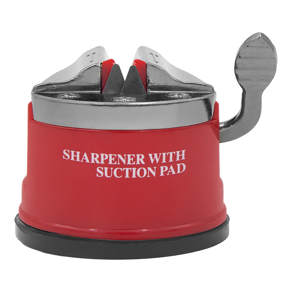 Zenport Z096 Blade Sharpener with Suction Attachment, Red