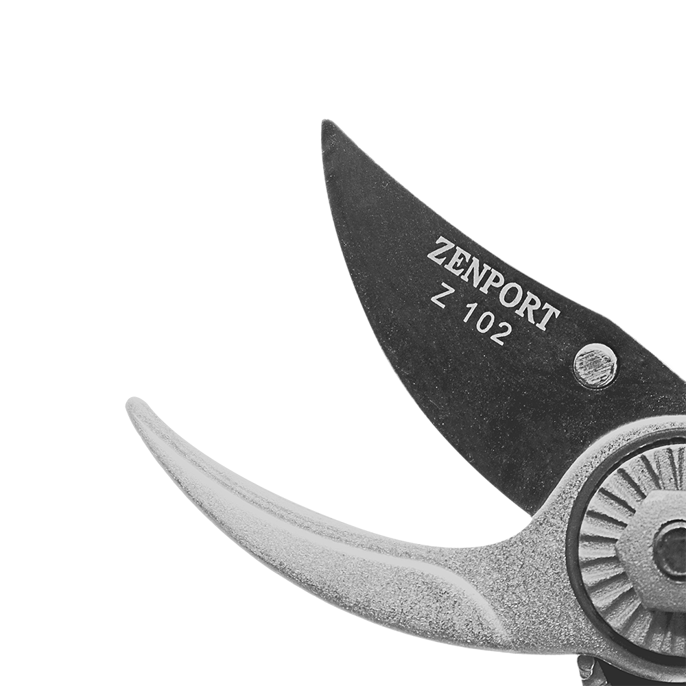 Podadora manual Zenport Z102 estilo suizo, 17,8 cm, hojas de 4,4 cm, color rojo